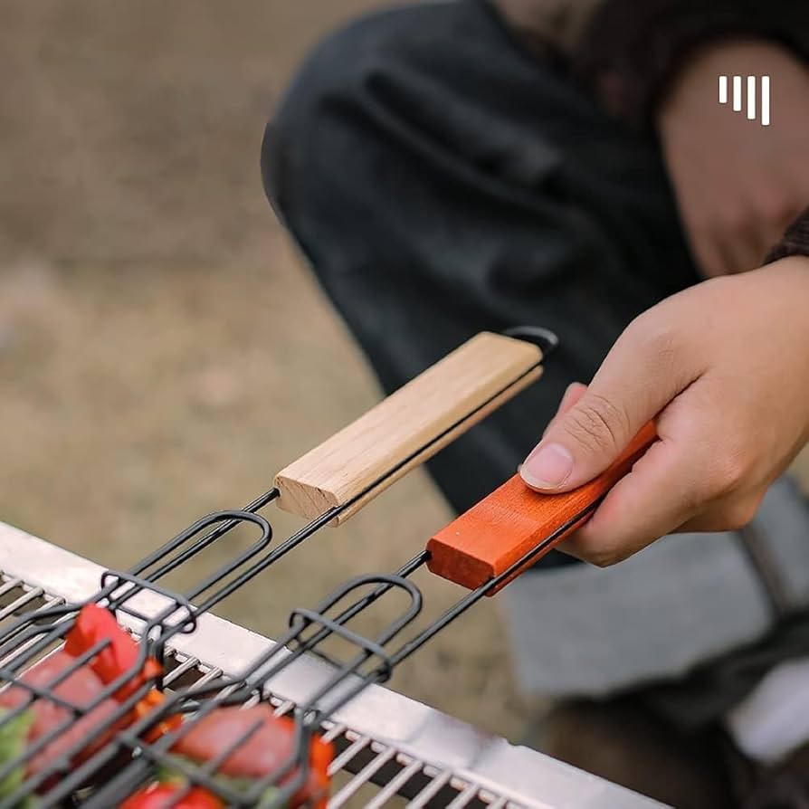 Amazon.co.jp: Eculcki 360度回転焼き網 魚焼きBBQ網 BBQグリル